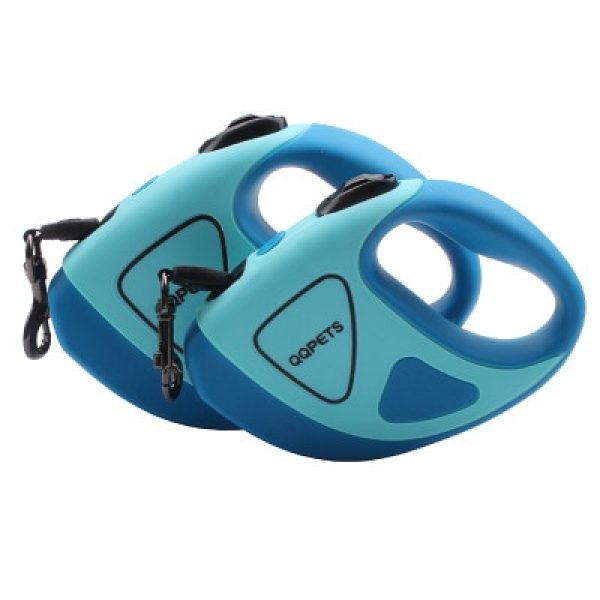 QQPETS-Retractable Fiber Leash with Led - 5 Colors