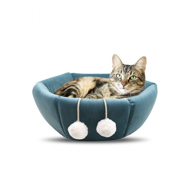 Foldable Pet Nest Confortable Warm Velvet