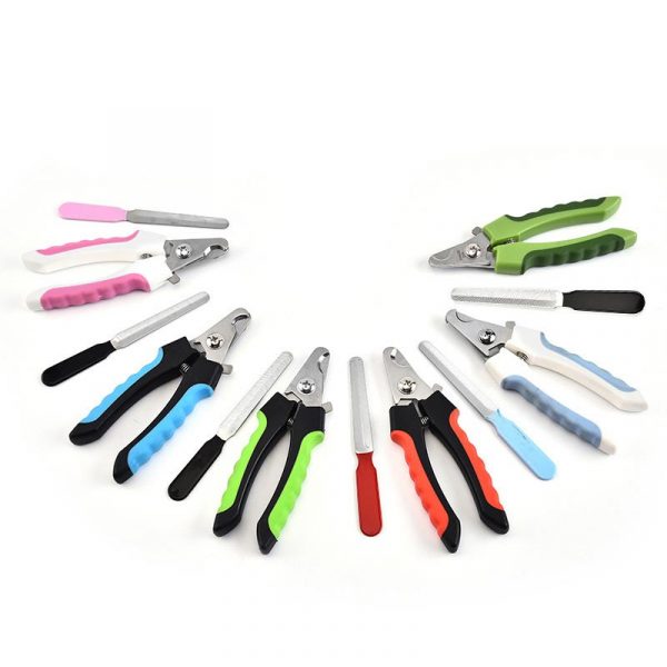 Stainless Steel Pet Nail Clippers with Nail File