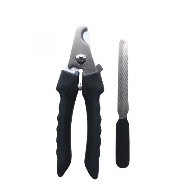 Stainless Steel Pet Nail Clippers with Nail File