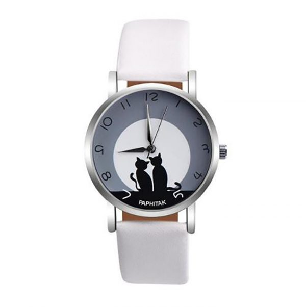 Cute Cat Printed Women Watches