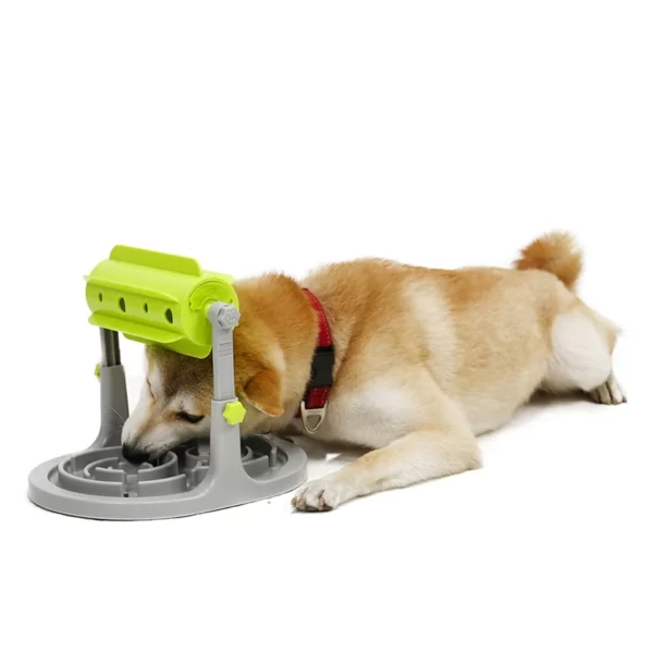 Dog Bowl Toy With Food Treatment