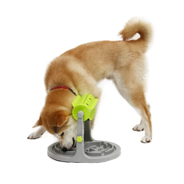 Dog Bowl Toy With Food Treatment