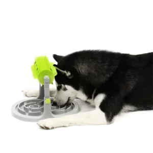 Dog Bowl Toy With Food Treatment