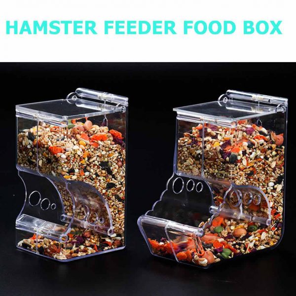 Hamster Rabbit Bird Food Dispenser Feeder