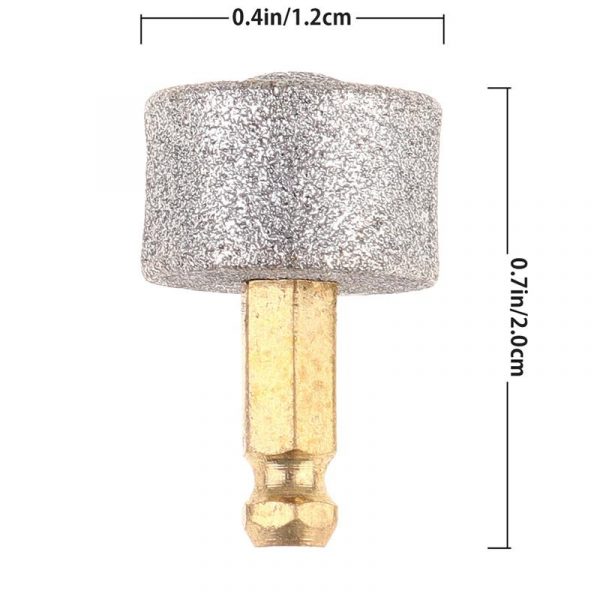 Replacement head for pet nail grinder