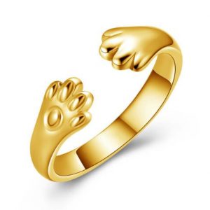 Adjustable Cat Claw Tail Ring