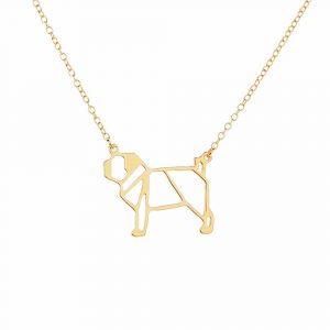 Cute Pug Pendant Necklace