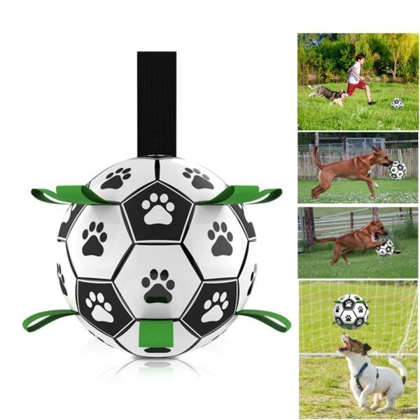 Football Interactive Dog Toys with Grab Tabs