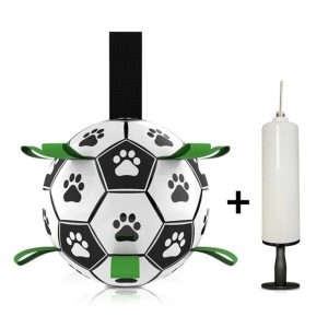 Football Interactive Dog Toys with Grab Tabs